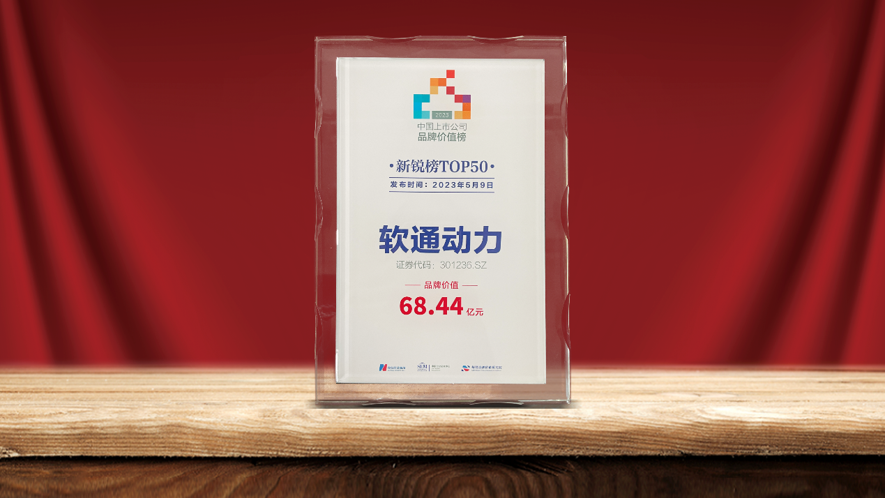 bodog博狗动力荣登2023中国上市公司品牌价值新锐榜TOP50